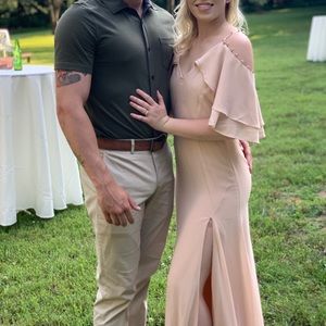 Pale Pink Bridesmaid Dress